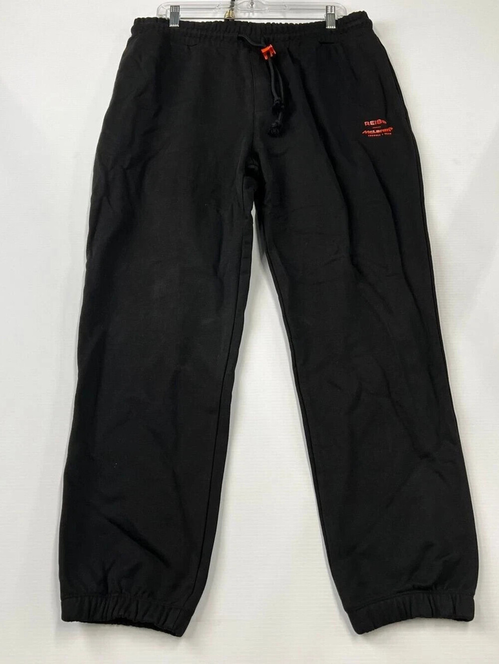 REISS McLaren F1 Team Drawstring Joggers Men's Size L Black NWT $210